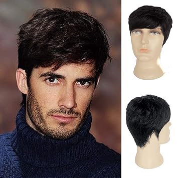 Foreign Holics Full Head High Quality Synthetic Men Hair Wig