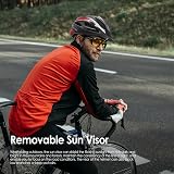 Victgoal Adults Bike Helmet with Detachable Magnetic Goggle Visor LED Light view 6