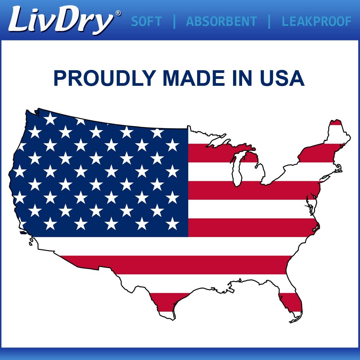LivDry Adult M Incontinence Underwear, Overnight Comfort Absorbency, Leak Protection, Medium, 68-Pack: Health & Personal Care