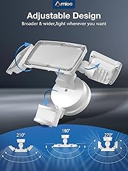 Amico 3 Head LED Security Lights with Motion