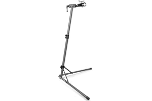 SereneLife Home Mechanic Bicycle Repair Stand - Height Adjustable, 360° Clamp Rotation w/Upgraded Collar & Leg Supports, Hold