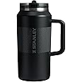 Stanley Quencher ProTour Flip Straw Tumbler with Leakproof Lid 64 oz | Built-In Straw and Handle | Large Capacity for Travel & Sports | Insulated Stainless Steel Cup | BPA-Free | Black Fade