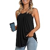 LONGYUAN Women's Tank Tops 2026 Summer Tunics Casual Sleeveless Shirts Ladies Loose Fit Blouses S-4XL