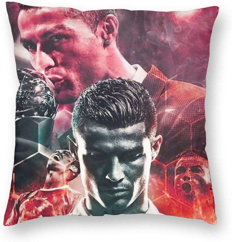 Greatest Football Player No.7 Jersey Throw Pillowcase Decorative Cushion Cover Square Bed Pillow Case Cover (16 x 16 inch) Twin Sides Print