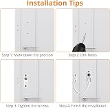 Neoteck 4Pcs Kids Window Door Cable Restrictor Lock with Keys White view 4