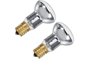 POPETPOP 2pcs Wax Warmer Bulbs E17 30w Incandescent Light Bulbs for Aromatherapy and Home Decor Glass