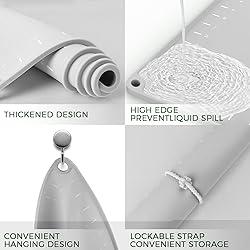 Silicone Baking Mat 32" x 24", Extra Thick Dough