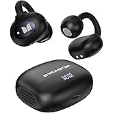 Monster Open Ear AC339 Headphones, Bluetooth 6.0 Earphones Stereo Sound,Open Ear Clip 40 Hours Playback,Touch Control, IPX6 Waterproof,Black