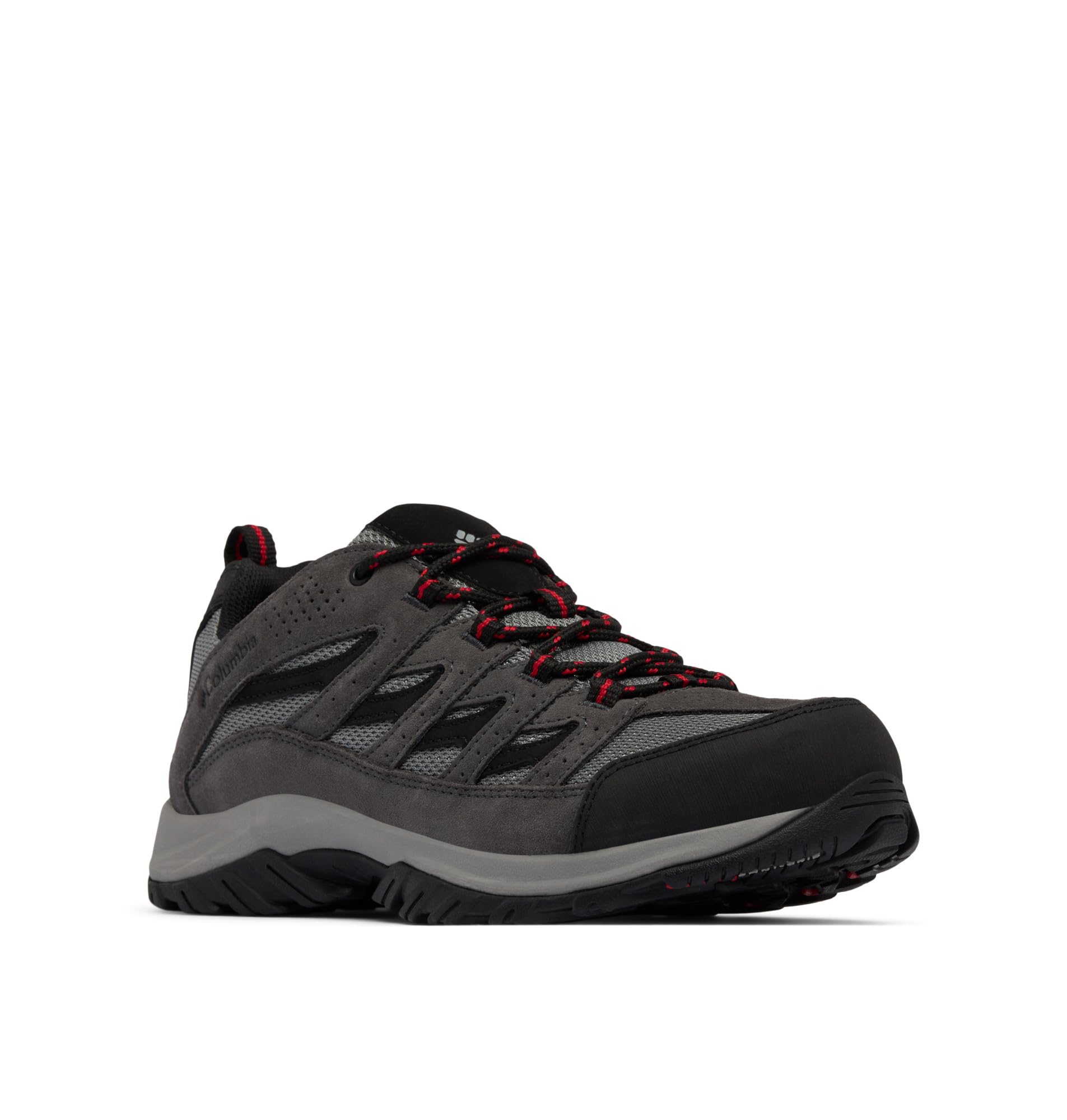 Columbia Mens Crestwood, Dark Grey/Mountain Red, 9.5 Wide Image