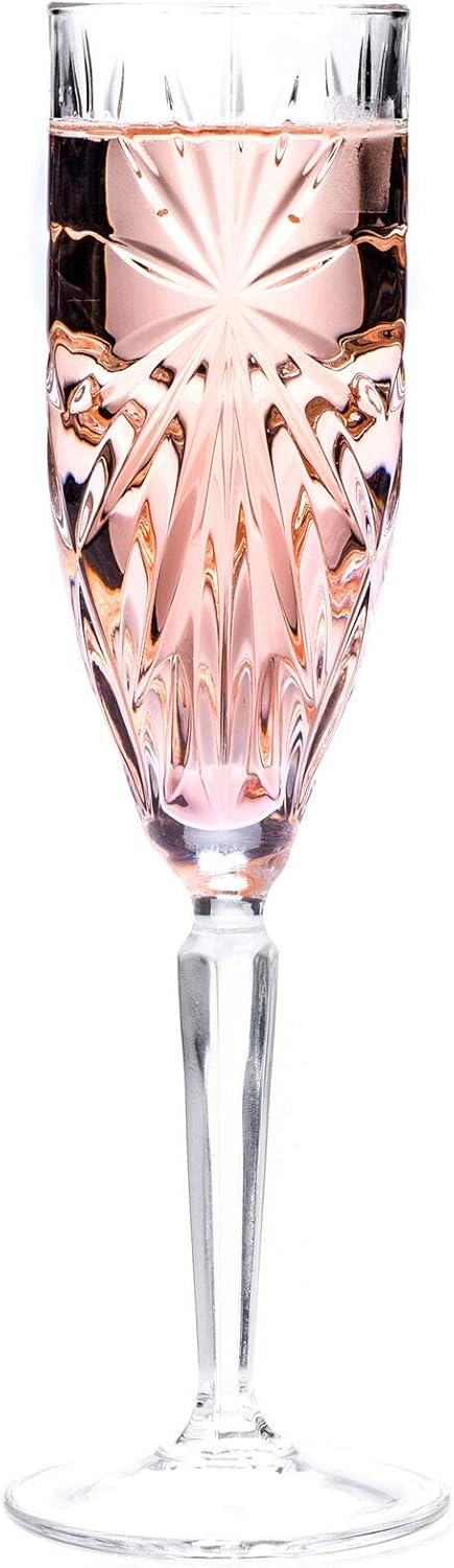 RCR 26327020006 Oasis Kristall-Sektgläser, 160 ml, 6er-Set