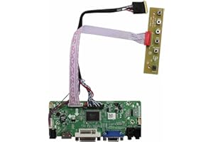 VSDISPLAY VGA DVI Audio LCD Driver Board for 15.6'' 17.3" LP156WD1 LP173WD1 1600x900 LED Backlight 40Pin LCD Panel