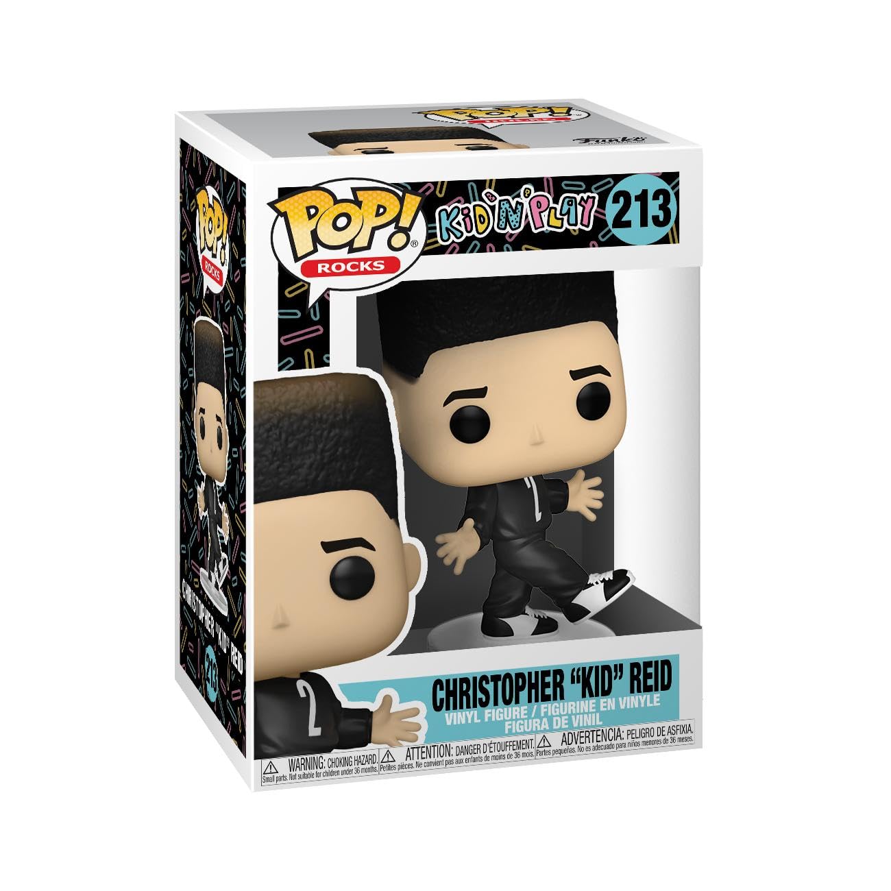 Funko Pop! Rocks N Play-Kid Vinyl - Christopher "Kid" Reid - Kid N Play - Collectable Vinyl Figure - Gift Idea - Official Merchandise - Toys for Kids & Adults - Music Fans