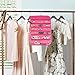 FloridaBrands Hanging Jewelry Organizer - Earrings Holder and Closet Hanger Organizer for Home Door Wall Organization Pockets for, Travel, Necklaces, Hair Accessories and Cosmetics Storage