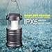 LED Camping Lantern - YIFENG Ultra Bright Portable Military Grade LED Lantern 500 Lumens w/Magnetic Base- Collapsible, Waterproof - Best for Outdoor Camping, Emergency, Hurricane, Outage (2 pack)