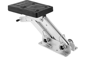 Bracket Fuoribordo,Boat Outboard Motor Brackets,Aluminum Outboard Motor Bracket Mount Adjustable for 2-Stroke 7.5?20 Kicker A