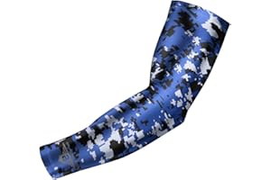 BUCWILD SPORTS B Bucwild Sports Compression Arm Sleeve - Youth & Adult Sizes - Baseball Football Basketball Sports (1 Arm Sleeve)