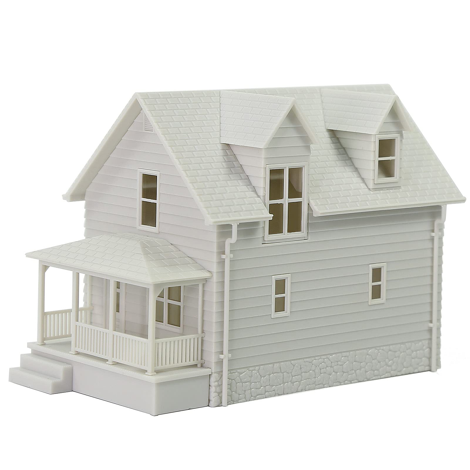 Photo 1 of O Scale Model Blank Buildlings Kit Unassembled House for Model Train Layout JZ01JJ (O Scale-1 Unit) DIY Christmas Village Room