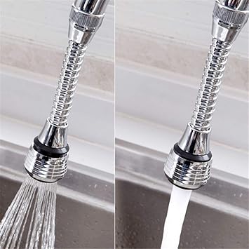 360 Swivel Anti Splash Faucet Sprayer Stainless Steel Adjustable