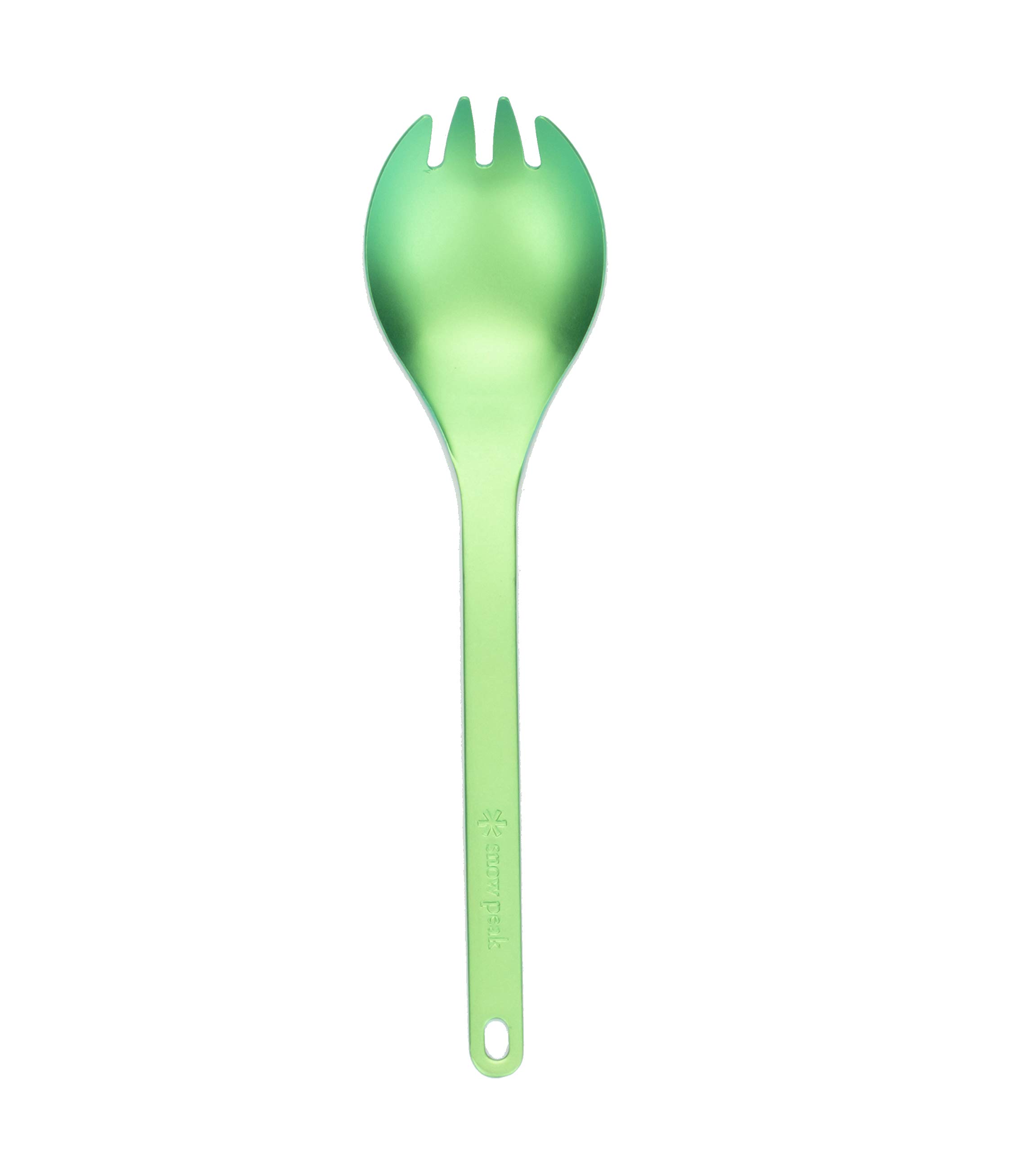 Snow Peak Ultralight Titanium Spork, Green,40 x 165mm
