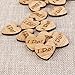 50pcs Rustic Wedding Decorations wooden hearts for crafts guest book wedding reception Wedding Memory Supplies rustic decor I Do Hearts wood slices child lettering Bamboo CD