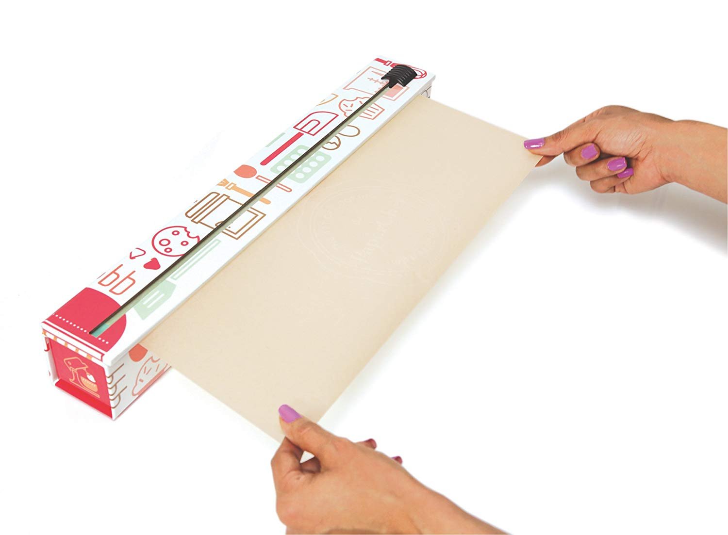 ChicWrap Baker's Tools Parchment Paper Dispenser with 15"x 41 Sq. Ft