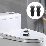 MEMOFYND 8 Rubber Expansion Screws Toilet Seat Top Fixing Hinge Fasteners Bolts view 6