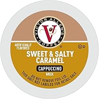 Coffee Sweet and Salty Caramel Cappuccino, Flavored Coffee, 42 Count Single Serve Coffee Pods for Keurig K-Cup Brewers