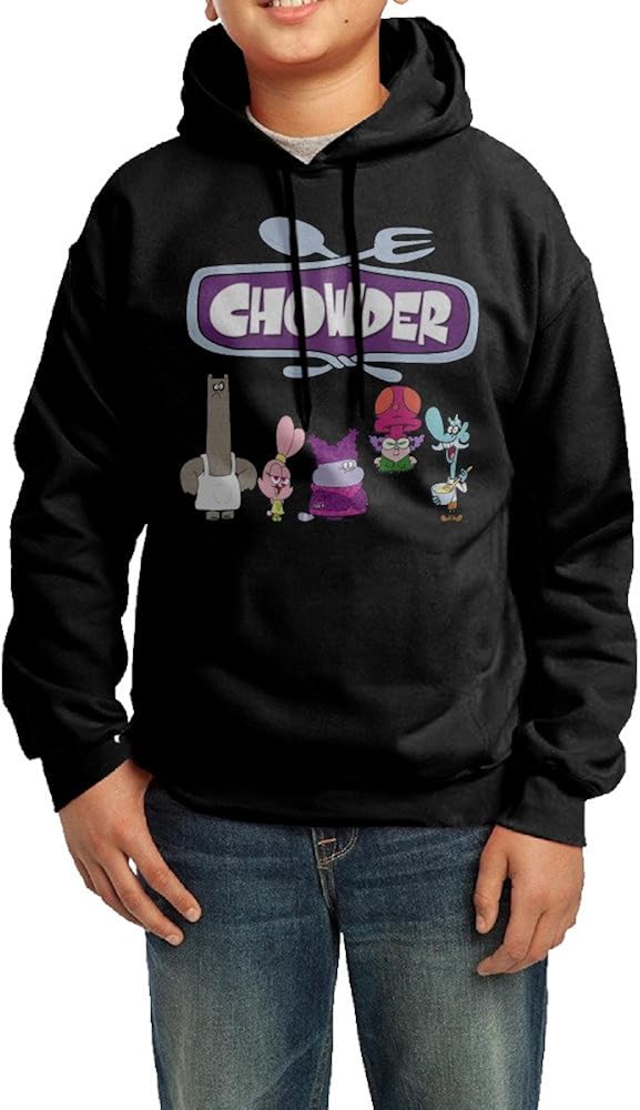 Chowder Cartoon Boys/Girls Classic Pullover Athletic Sweatshirt Hoodies
