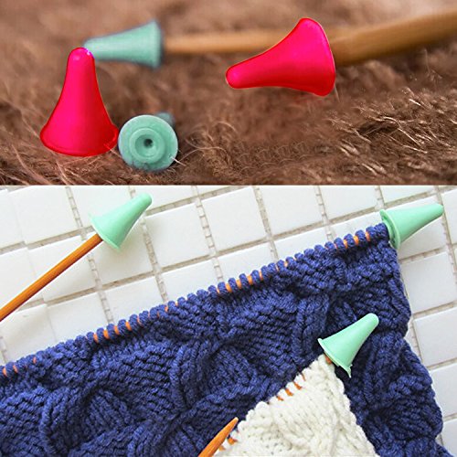 4 BoNaYuanDa+Knitting+Needles+Protectors+Stoppers