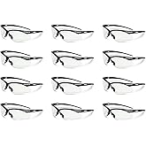 Jackson Safety SG Safety Glasses – Eye Protection for Men and Women – ANSI Z87.1 (Pack of 12)