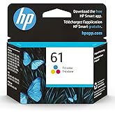 Original HP 61 Tri-color Ink | Works with DeskJet 1000, 1010, 1050, 1510, 2050, 2510, 2540, 3000, 3050, 3510; ENVY 4500, 5530