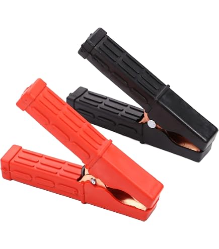 Spring Loaded Alligator Clips Spring Loaded Cable Clamps 50a Black Red 30pcs Set URBEST 30Pcs ...