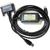 Avanexpress PLC Cable USB-SC09 A Series Interface, Compatible with PLC Programming Cable FX Series USB to RS422 Adapter