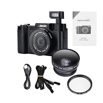 PassionIn CDR2 24Mega pixel 1080P HD Mini Digital Camera 4 Times Digital Zoom Camera with 3.0 TFT Display & Beauty Self-timer Function