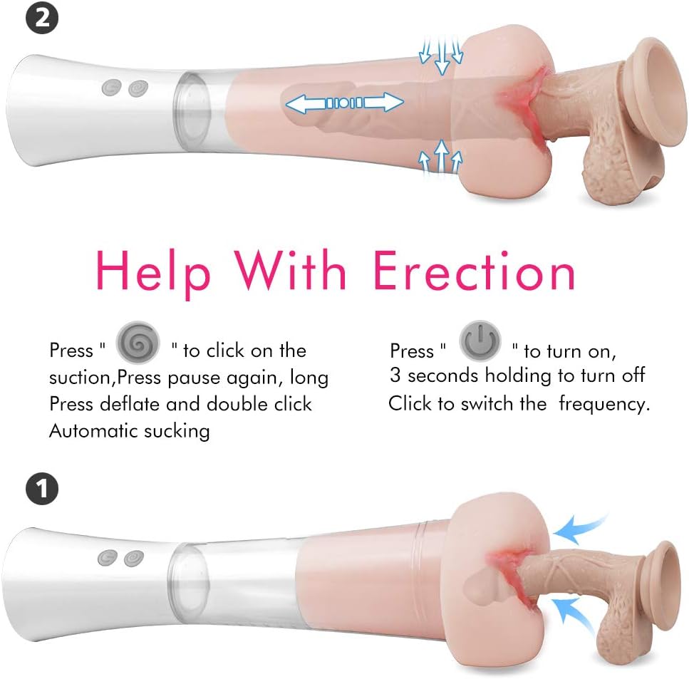 Adullt Toy for Man Pleasure USB Rechargeable Automatic Piston Telescopic Rotation Handsfree 5 Modes 10 Speeds Sleeve Stroker Men Oral S(exy Toy for Male, Electric Sexy Underwear Device for Men