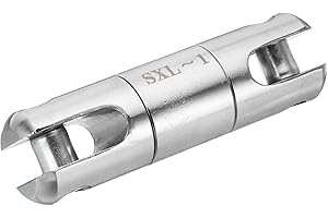 PATIKIL 1 Ton Cable Pulling Swivel, Alloy Wire Puller Cable Pulling Grip Swivel Wire Bearing Breakaway Tool Wire Line Rope Ba