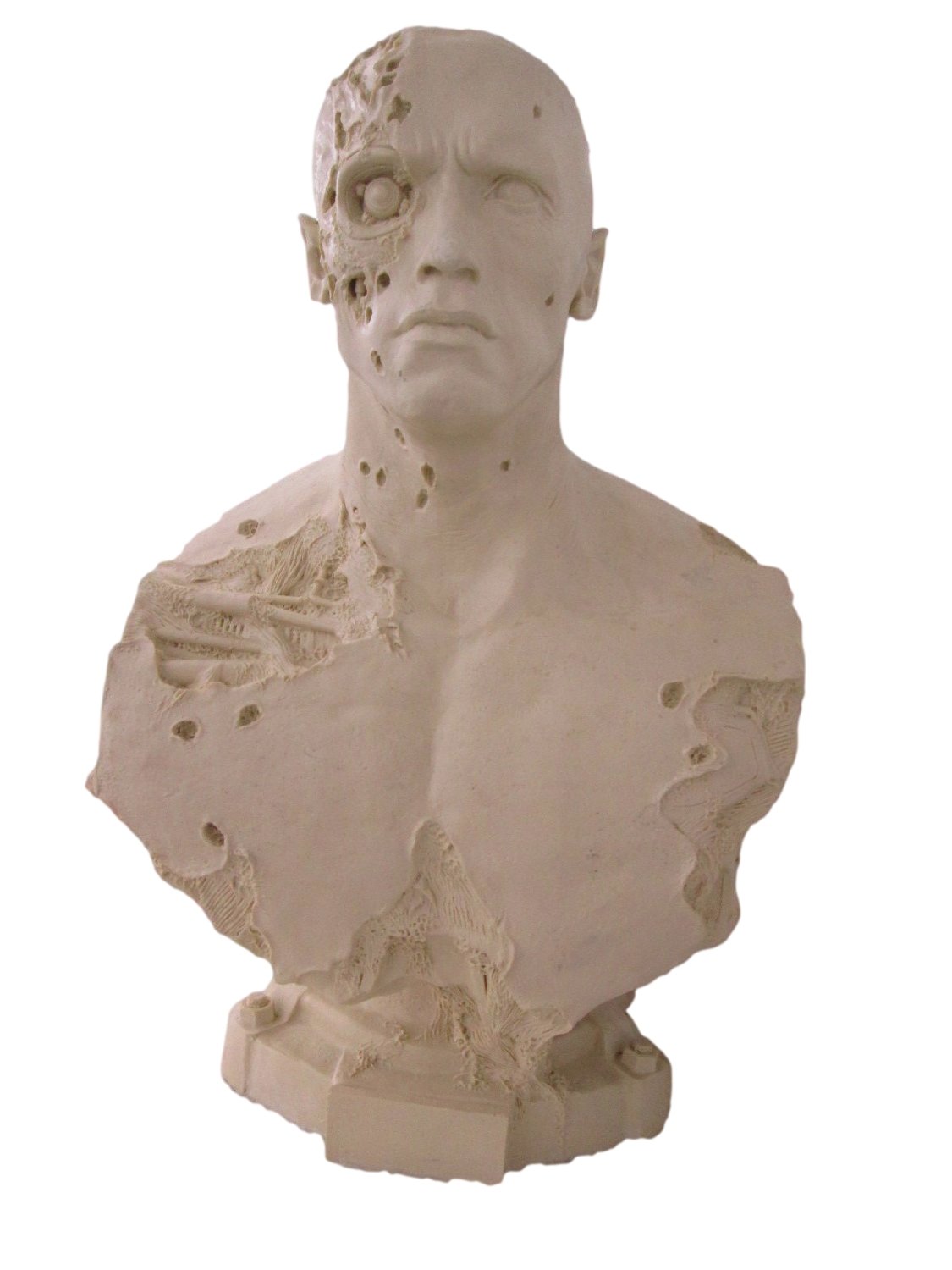 Goodwill Shop 1:1 Terminator 2 Movie Arnold Schwarzenegger T800 Bust Unpaint Raw Cast Kit