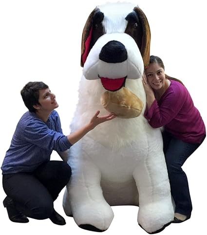 giant st bernard stuffed animal