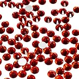 1440pcs SS16 4.0mm Red Flatback Rhinestones Bulk K9