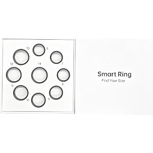 Domhong Smart Ring Sizing Kit – Measure Before You Buy – Choose from 9 Sizes (6 to 14) – Find Your Ideal Fit for The Smart Ri