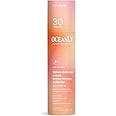 ATTITUDE Oceanly Tinted Shimmer Face Cream Stick with SPF 30, EWG Verified, Plastic-Free, Broad Spectrum UVA/UVB Protection with Zinc Oxide, Universal Tint, Unscented, 1 Ounce