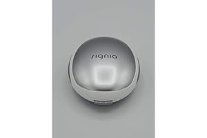 Original White/Silver Genuine Signia Hearing Aid Case Protective Storage Travel Box