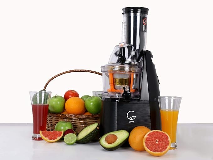 COVY cold press Slow juicer with 240 wattage with 11 piece container