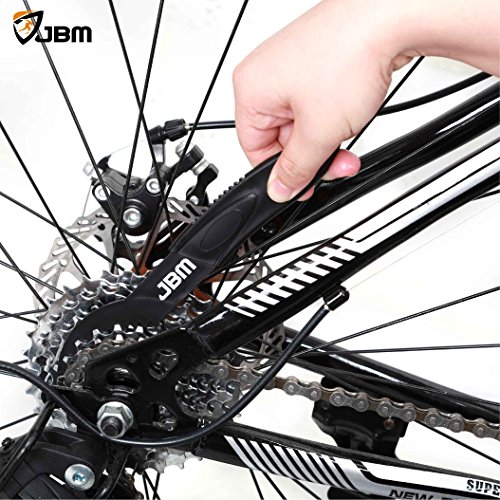 JBM Bike Chain Cleaner Bicycle Chain Cleaning Brush Tool (3 Pieces) Make Bicycle Chain Maintenance Easy Chain Brush Cleaner is Multi-Purpose for Cycling Bikes Road Bikes Mountain Bikes MTB - Thumbnail 5