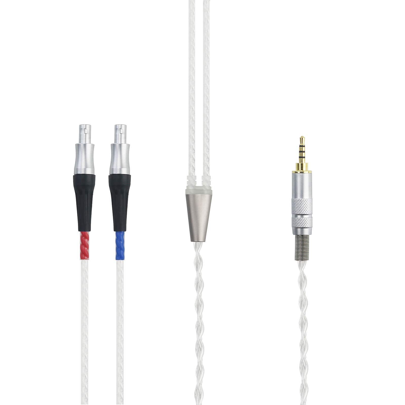 HansnBy HiFi Cable 2.5mm Trrs Balanced Male Compatible with Sennheiser HD800, HD800S, HD820 Headphones Compatible with Astell&Kern AK240 AK380 2m/6.6ft