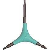 SONIC Pro Inline Skate Tool + H, Long 4mm hex for triskate Frame mounting Bolts, 7 Tools, Rotate Wheels, Remove Bearings, Designed in USA