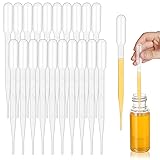 Augshy 200PCS 3ml Plastic Pipettes, Disposable