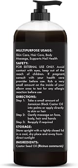 Majestic Pure Jamaican Black Castor Oil 473 ml - Pure & Natural view 6