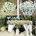 Buedvo 1 Head Artificial Gypsophila Flower Fake Silk Wedding Party Home Decor