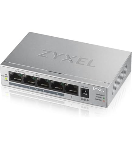 Amazon.com: Zyxel 5-Port Network Switch | Web Managed Gigabit